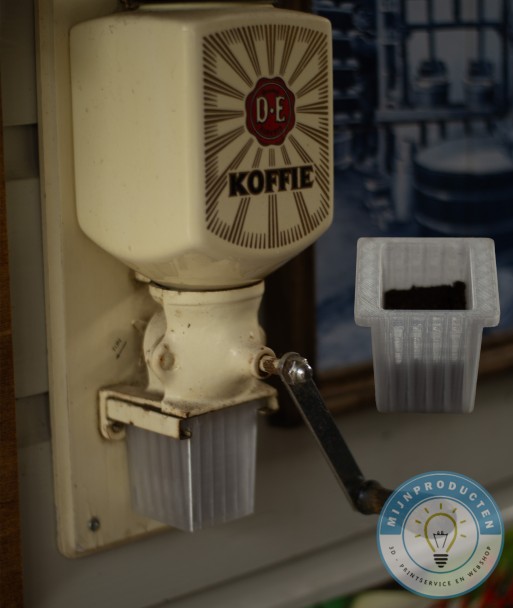 Vervanger voor vintage douwe egberts koffiemolenbakje