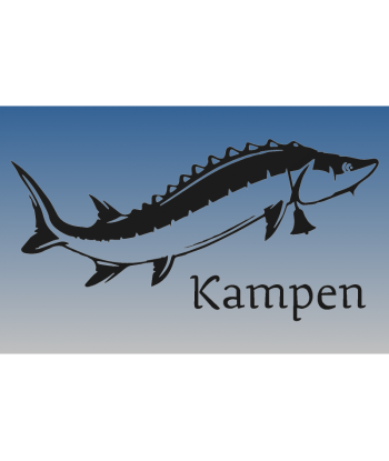 Kampersteur Recht met tekst (H: 20.9cm x B: 42cm)
