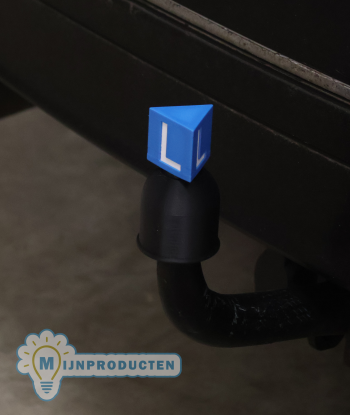Magnetische Trekhaakdop met Lesauto Symbool